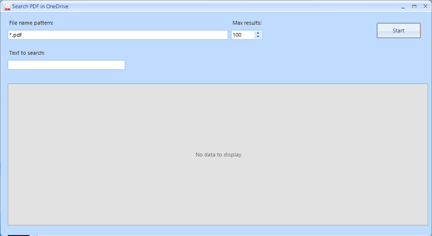 Search Text in PDF Files on OneDrive Using Telerik